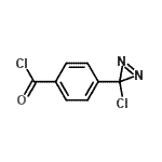 CAS 登录号：104745-66-6， 4-(3-氯-3H-二氮杂环丙烯-3-基)苯甲酰氯