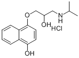 CAS 登录号：10476-53-6， (+/-)-4-羟基普萘洛尔,盐酸盐