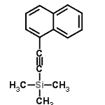 CAS#: 104784-51-2, Trimethyl(1-Naphthylethynyl)Silane
