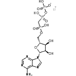 CAS 登录号：104809-20-3， 锂;[[[(2R,3S,4R,5R)-5-(6-氨基嘌呤-9-基)-3,4-二羟基-四氢呋喃-2-基]甲氧基-羟基-磷酰]甲基-羟基-磷酰]磷酸氢酯