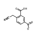 CAS 登录号：104825-25-4， 2-(氰基甲基)-5-硝基苯甲酸