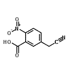 CAS 登录号：104825-33-4， 5-(氰基甲基)-2-硝基苯甲酸
