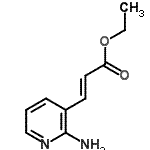 CAS 登录号：104830-01-5， 乙基(2E)-3-(2-氨基-3-吡啶基)丙烯酸酯