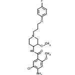 CAS 登录号：104860-73-3， 4-氨基-5-氯-N-{1-[3-(4-氟苯氧基)丙基]-3-甲氧基-4-哌啶基}-2-甲氧基苯甲酰胺