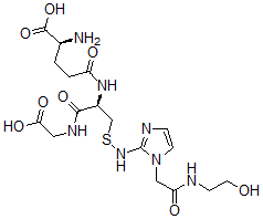 CAS#: 104939-14-2, (2S)-2-Amino-5-[[(2R)-1-(Carboxymethylamino)-3-[[1-[2-(2-Hydroxyethylamino)-2-Oxoethyl]Imidazol-2-Yl]Amino]Sulfanyl-1-Oxopropan-2-Yl]Amino]-5-Oxopentanoic Acid
