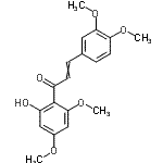 CAS#: 10496-67-0, 3-(3,4-Dimethoxyphenyl)-1-(2-Hydroxy-4,6-Dimethoxyphenyl)-2-Propen-1-One