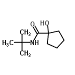 CAS#: 10498-45-0, 1-Hydroxy-N-(2-Methyl-2-Propanyl)Cyclopentanecarboxamide