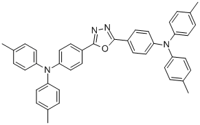 CAS#: 104989-09-5, 4,4'-(1,3,4-Oxadiazole-2,5-Diyl)Bis[N,N-Bis(4-Methylphenyl)-Benzenamine