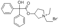 CAS#: 1050-48-2, (1,1-Diethylpyrrolidin-1-Ium-3-Yl) 2-Hydroxy-2,2-Diphenylacetate Bromide