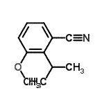 CAS#: 105041-68-7, 2-Isopropyl-3-Methoxybenzonitrile
