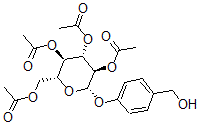 CAS#: 105054-56-6, [(2R,3R,4S,5R,6S)-3,5-Diacetyloxy-2-(Acetyloxymethyl)-6-[4-(Hydroxymethyl)Phenoxy]Oxan-4-Yl] Acetate