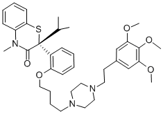 CAS#: 105118-13-6, (2R)-4-Methyl-2-Propan-2-Yl-2-[2-[4-[4-[2-(3,4,5-Trimethoxyphenyl)Ethyl]Piperazin-1-Yl]Butoxy]Phenyl]-1,4-Benzothiazin-3-One