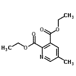 CAS#: 105151-48-2, Diethyl 5-Methyl-2,3-Pyridinedicarboxylate
