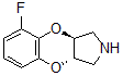 CAS 登录号：105182-45-4， (3aS,9aS)-8-氟-2,3,3a,9a-四氢-1H-[1,4]苯并二氧杂环己并[2,3-c]吡咯