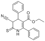 CAS#: 105199-50-6, Ethyl (4R,5S)-5-Cyano-2,4-Di(Phenyl)-6-Sulfanylidene-4,5-Dihydro-1H-Pyridine-3-Carboxylate