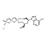 CAS 登录号：105208-87-5， 三磷酸,(2R)-2-[(1S)-1-(6-羟基-9H-嘌呤-9-基)-2-氧代乙氧基]-3-氧代丙基酯,钠盐(1:1)