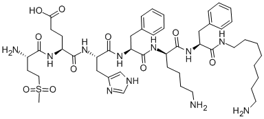 CAS#: 105250-86-0, (4S)-5-[[(2R)-1-[[(2S)-1-[[(2R)-6-Amino-1-[[(2S)-1-(8-Aminooctylamino)-1-Oxo-3-Phenylpropan-2-Yl]Amino]-1-Oxohexan-2-Yl]Amino]-1-Oxo-3-Phenylpropan-2-Yl]Amino]-3-(3H-Imidazol-4-Yl)-1-Oxopropan-2-Yl]Amino]-4-[[(2R)-2-Amino-4-Methylsulfonylbutanoyl]Amino]-5-Oxopentanoic Acid