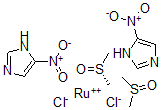 CAS 登录号：105313-65-3， 二氯二(4-硝基-1H-咪唑-N3)二(亚磺酰二(甲烷)-S)-钌