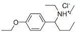 CAS#: 10535-87-2, [1-(4-Ethoxyphenyl)Butyl]Diethylammonium Chloride
