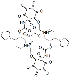 CAS#: 105404-39-5, Diethyl-[2-[(2-Hexoxyphenyl)Carbamoyloxy]-3-Pyrrolidin-1-Ium-1-Ylpropyl]Azanium; 2-Hydroxy-2-Oxoacetate