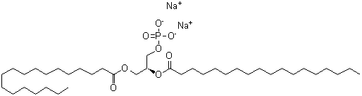 CAS 登录号:105405-51-4, (2S)-2,3-二(硬脂酰氧基)丙基磷酸酯二钠