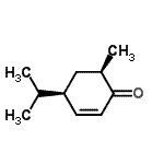 CAS 登录号：105497-91-4， (4R,6R)-4-异丙基-6-甲基-2-环己烯-1-酮