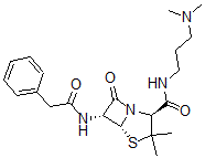 CAS#: 105603-45-0, N-(3-Dimethylaminopropyl)Benzylpenicillinamide