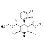 CAS#: 105618-03-9, Ethyl Methyl (4S)-4-(2,3-Dichlorophenyl)-2,6-Dimethyl-1,4-Dihydro-3,5-Pyridinedicarboxylate