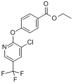 CAS 登录号：105626-86-6， 3-氯-2-[4-(乙氧羰基)苯氧基]-5-(三氟甲基)吡啶