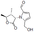 CAS 登录号：105708-56-3， 1-[(3S,4R,5S)-4,5-二甲基-2-氧代四氢呋喃-3-基]-5-(羟基甲基)吡咯-2-甲醛