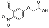 CAS 登录号：105728-06-1， 2-(3-甲酰基-4-硝基苯氧基)-乙酸