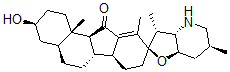 CAS#: 105814-56-0, (3beta,5alpha,23beta)-17,23-Epoxy-5,6-dihydro-3-hydroxyveratraman-11-one