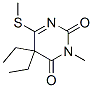 CAS#: 105891-91-6, 5,5-Diethyl-3-Methyl-6-Methylsulfanylpyrimidine-2,4-Dione
