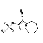 CAS#: 105898-03-1, N-(3-Cyano-5,6,7,8-Tetrahydro-4H-Cyclohepta[b]Thiophen-2-Yl)Sulfuric Diamide