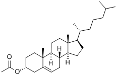 CAS 登录号：1059-85-4， (3alpha)-胆甾-5-烯-3-醇,乙酸酯