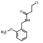 CAS#: 105909-52-2, 3-Chloro-N-(2-Methoxybenzyl)Propanamide