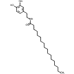 CAS#: 105955-10-0, N-[2-(3,4-Dihydroxyphenyl)Ethyl]Octadecanamide