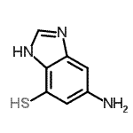 CAS#: 10597-56-5, 5-Amino-1H-Benzimidazole-7-Thiol
