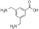 CAS 登录号：105995-43-5， 3,5-二(氨基甲基)苯甲酸