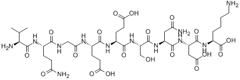 CAS#: 106021-96-9, L-Valyl-L-Glutaminylglycyl-L-alpha-Glutamyl-L-alpha-Glutamyl-L-Seryl-L-Asparaginyl-L-alpha-Aspartyl-L-Lysine