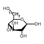 CAS#: 106032-62-6, D-(6-<Sup>13</Sup>C)Glucopyranose