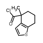CAS#: 106051-05-2, 4-Methyl-4,5,6,7-Tetrahydro-1-Benzothiophene-4-Carbonyl Chloride