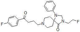 CAS#: 106114-42-5, 3-(2-Fluoroethyl)-8-[4-(4-Fluorophenyl)-4-Oxobutyl]-1-Phenyl-1,3,8-Triazaspiro[4.5]Decan-4-One