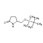 CAS#: 106191-02-0, 5-({[Dimethyl(2-Methyl-2-Propanyl)Silyl]Oxy}Methyl)-2-Pyrrolidinone