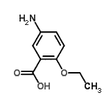 CAS 登录号：106262-38-8， 5-氨基-2-乙氧基苯甲酸