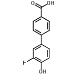 CAS#: 106291-26-3, 3'-Fluoro-4'-Hydroxy-4-Biphenylcarboxylic Acid