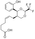 CAS#: 106393-80-0, (Z)-7-[(2S,4S,5R)-4-(2-Hydroxyphenyl)-2-(Trifluoromethyl)-1,3-Dioxan-5-Yl]Hept-5-Enoic Acid