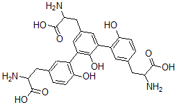 CAS#: 1064-50-2, 2-Amino-3-[3,5-Bis[5-(2-Amino-3-Hydroxy-3-Oxopropyl)-2-Hydroxyphenyl]-4-Hydroxyphenyl]Propanoic Acid