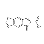 CAS#: 106517-64-0, 5H-[1,3]Dioxolo[4,5-f]Indole-6-Carboxylic Acid