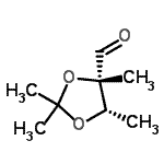 CAS 登录号：106544-44-9， (4S,5S)-2,2,4,5-四甲基-1,3-二氧戊环-4-甲醛